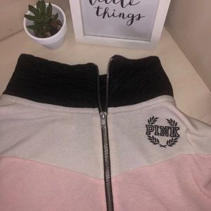 PINK Tri-Color Quarter Zip